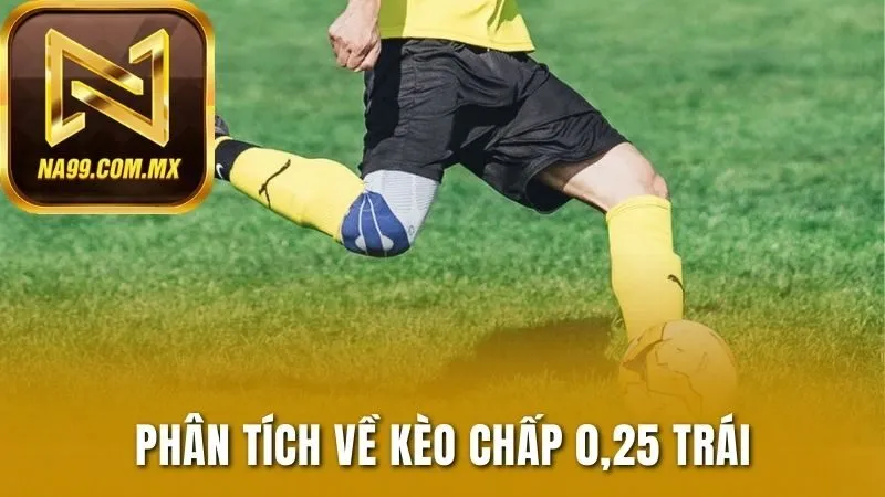 Phân tích về kèo chấp 0,25 trái